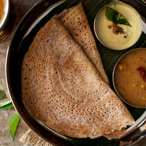 Sprouted Ragi Dosa